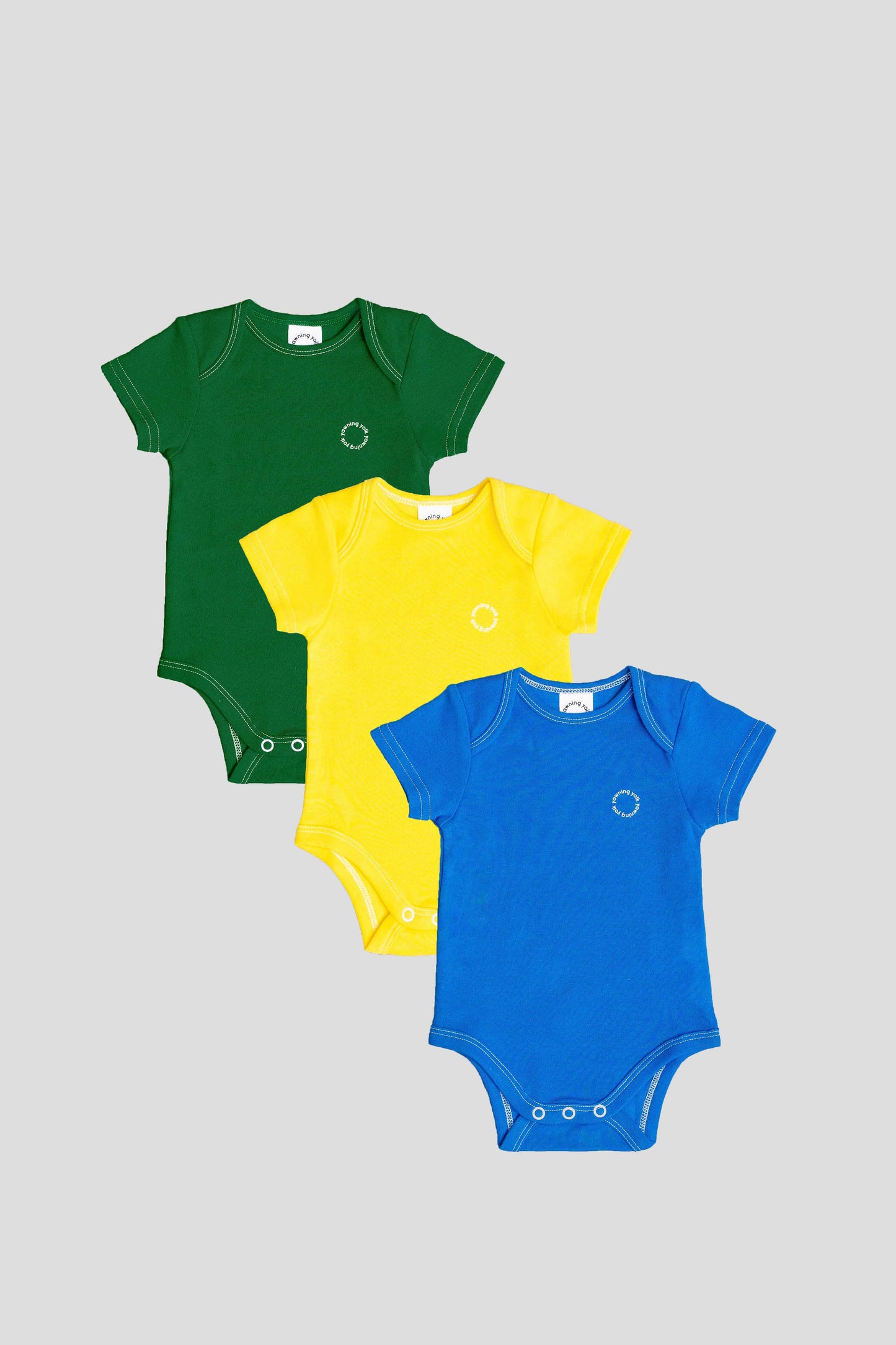 yawning yolk bodysuit bundle organic cotton