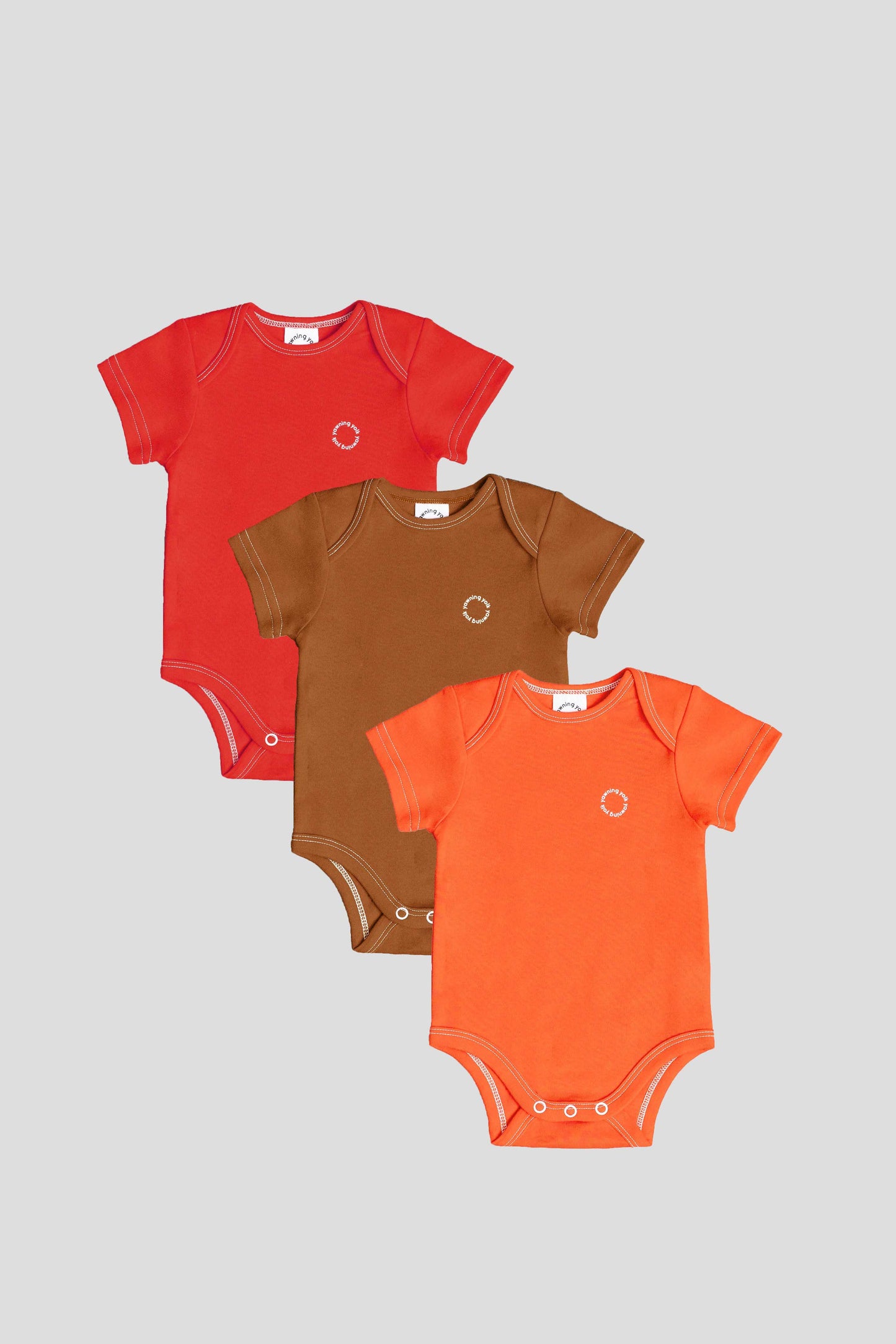 yawning yolk bodysuit bundle organic cotton