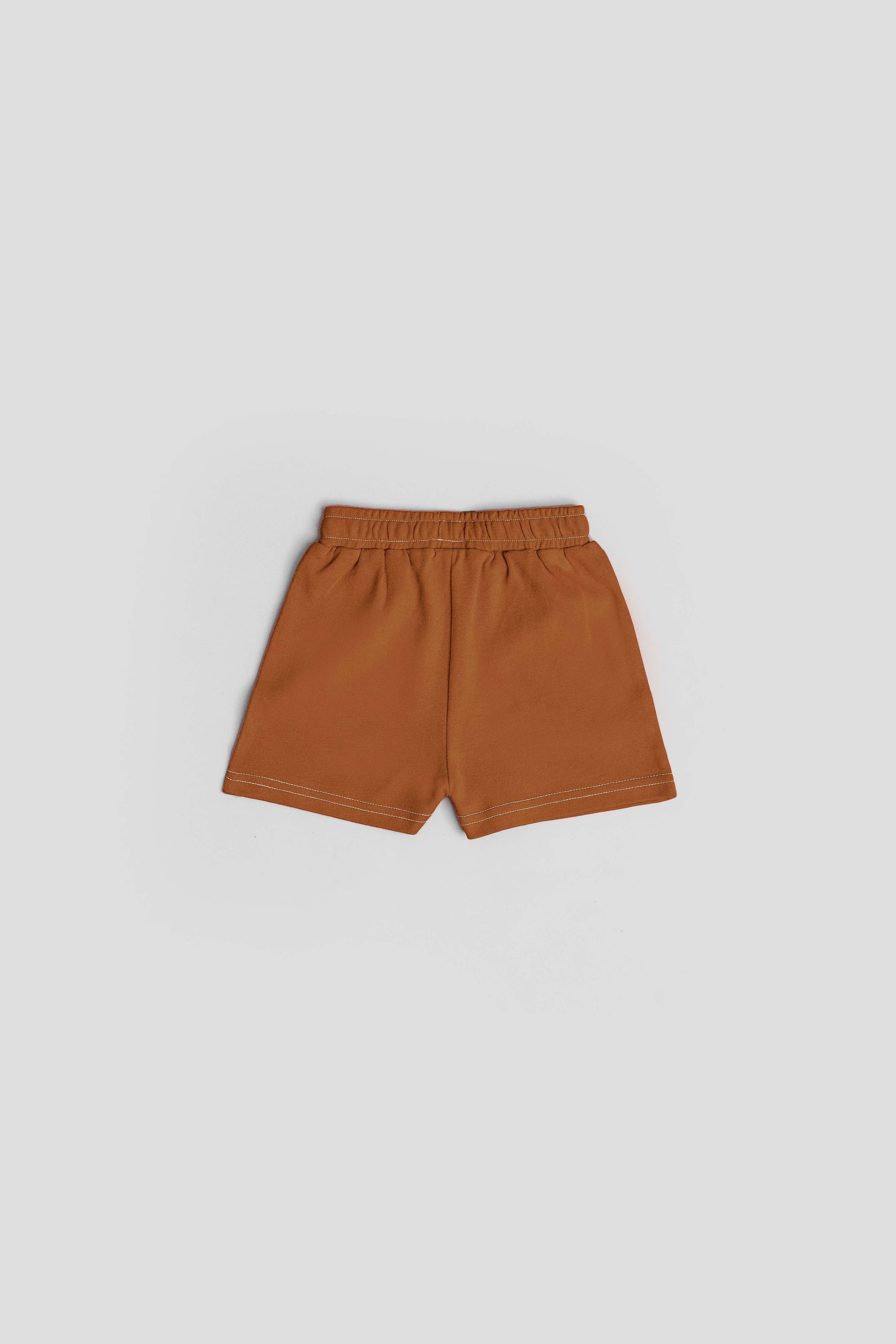 Skechers shorts on sale kids brown