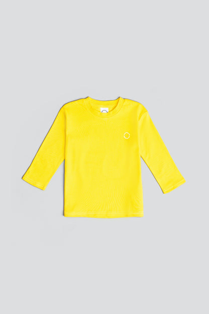 Long T-Shirt in Organic Cotton - Empire Yellow